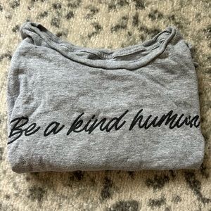 “Be A Kind Human” Crop tshirt
